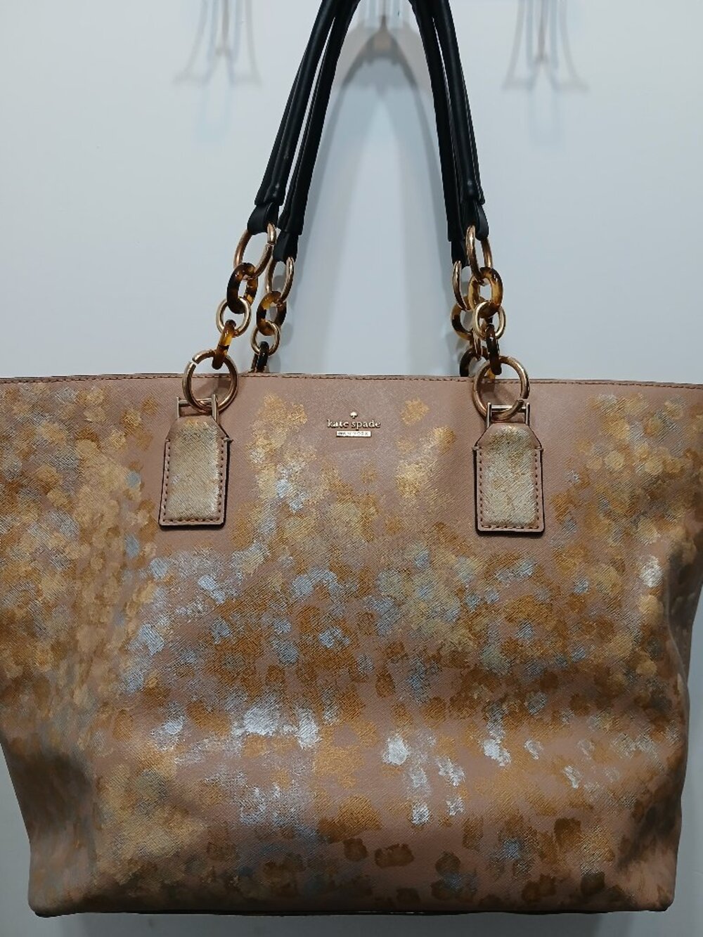 Kate Spade Hand Painted Leather Tote